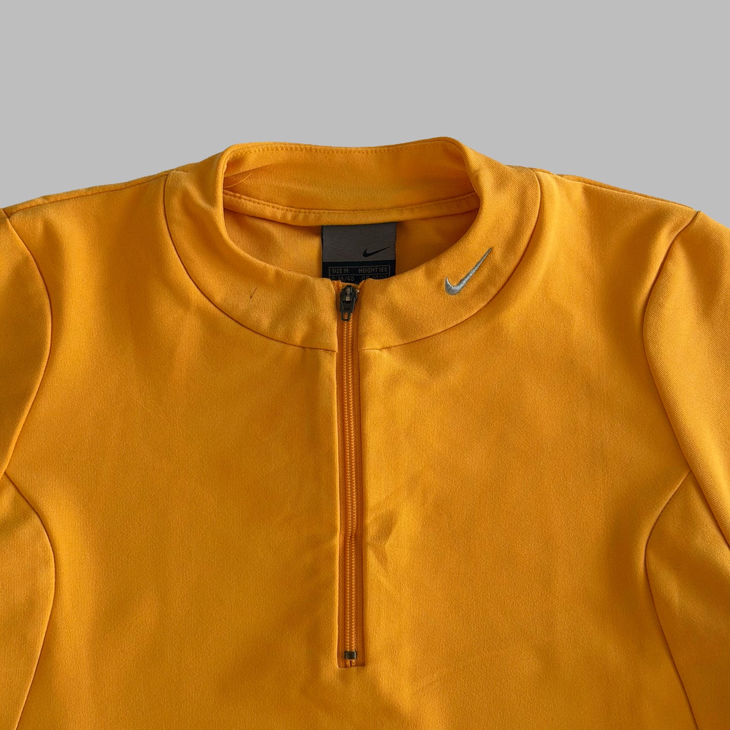 Y2K Nike Quarter Zip Activewear Top - M