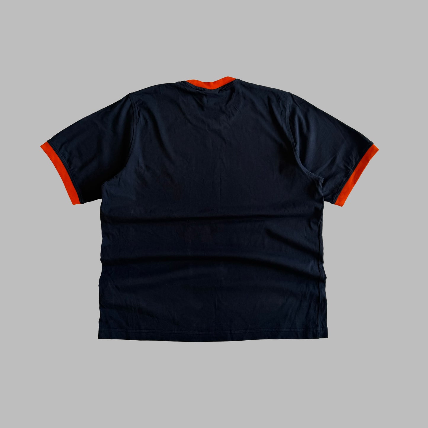 Y2K Adidas Spell Out Ringer Tee - L