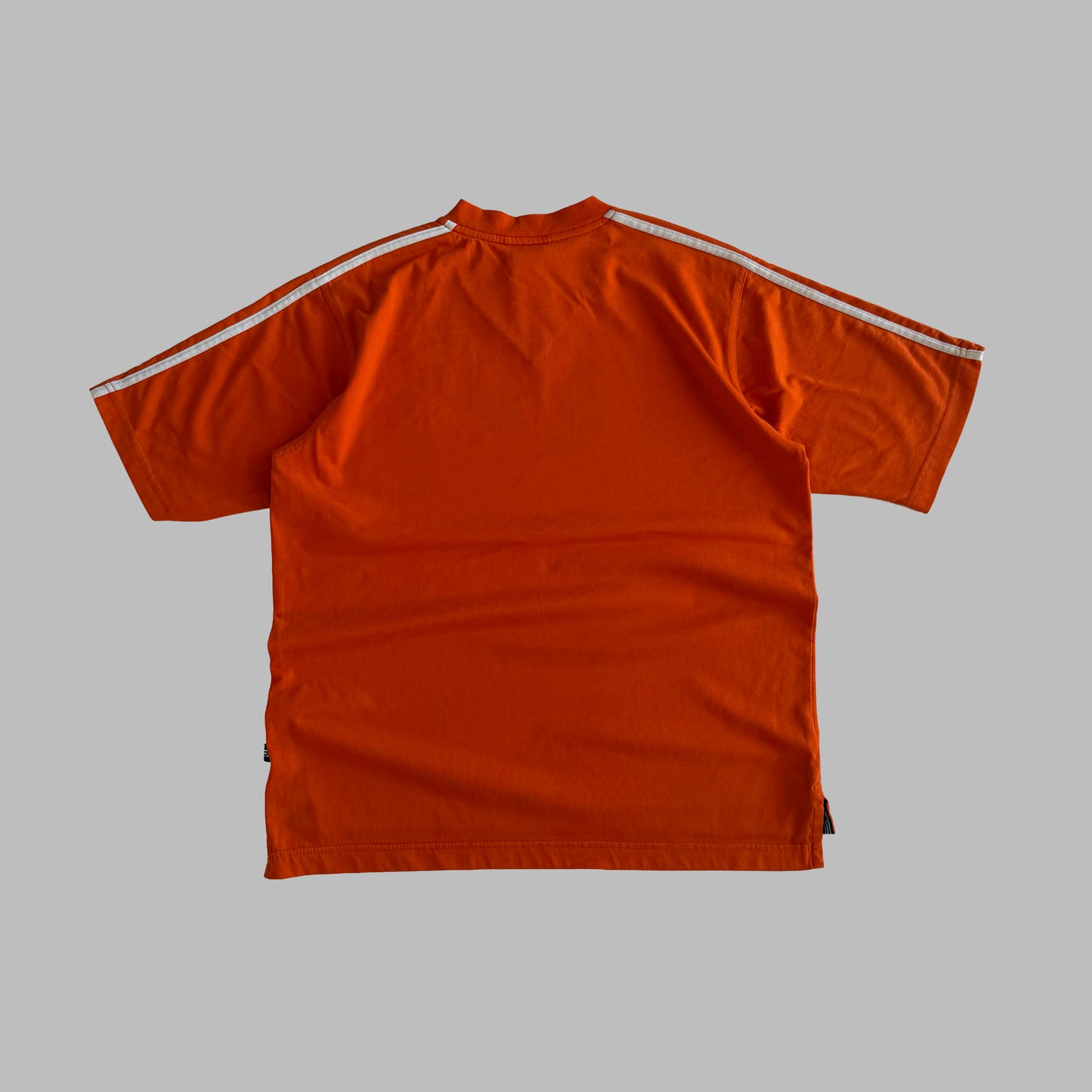 90s Adidas Three Stripe Heavweight Tee - M