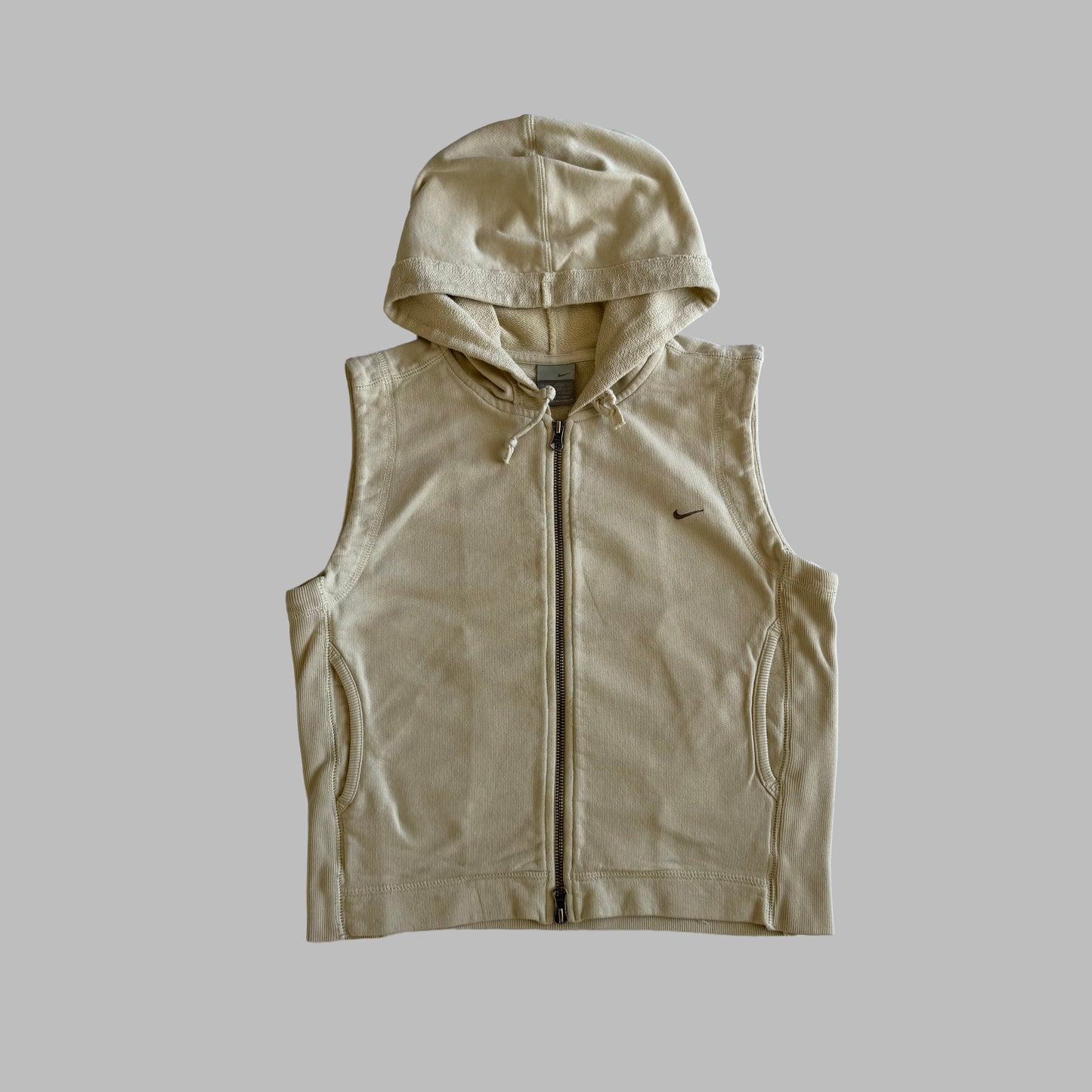 Y2K Nike Hooded Vest - L