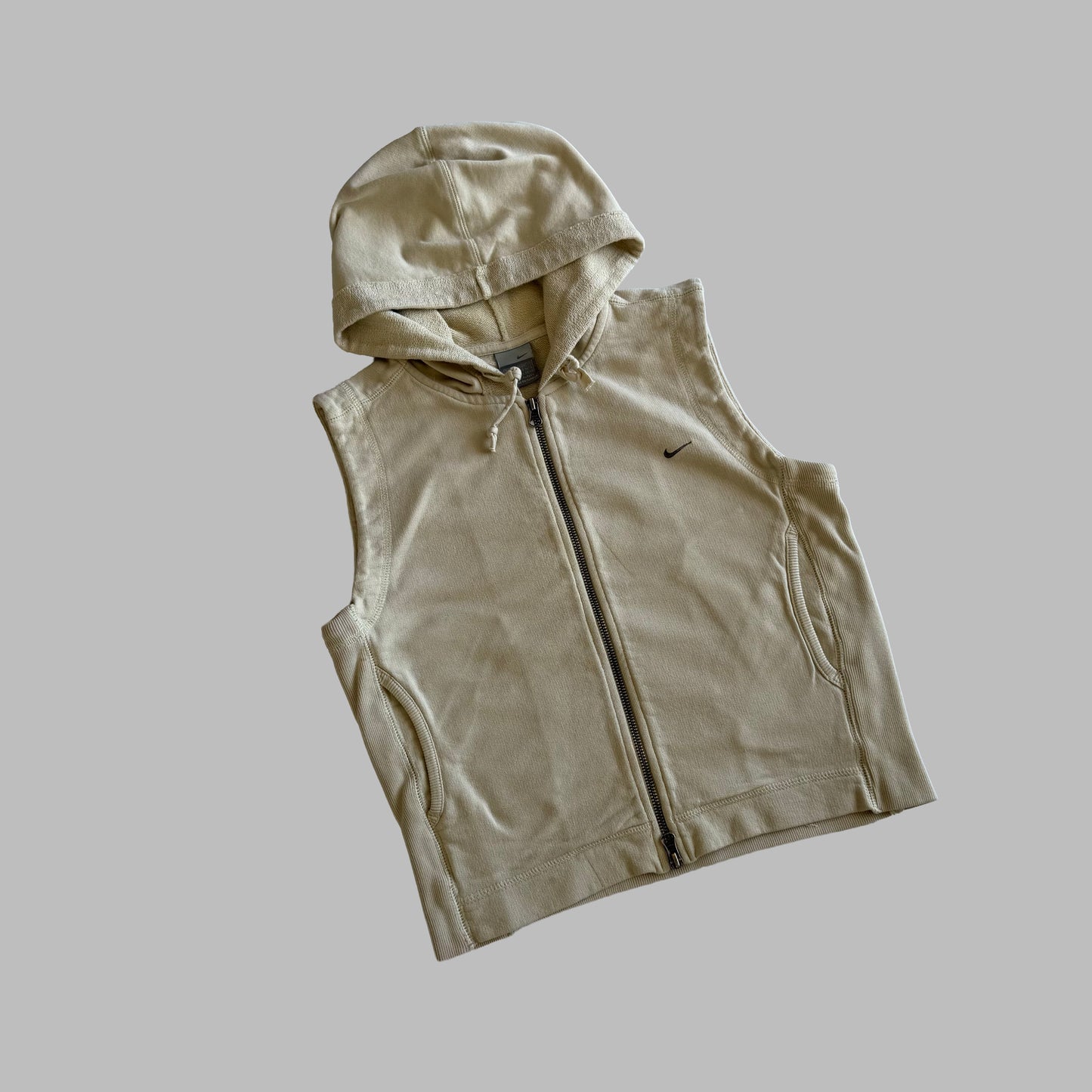 Y2K Nike Hooded Vest - L