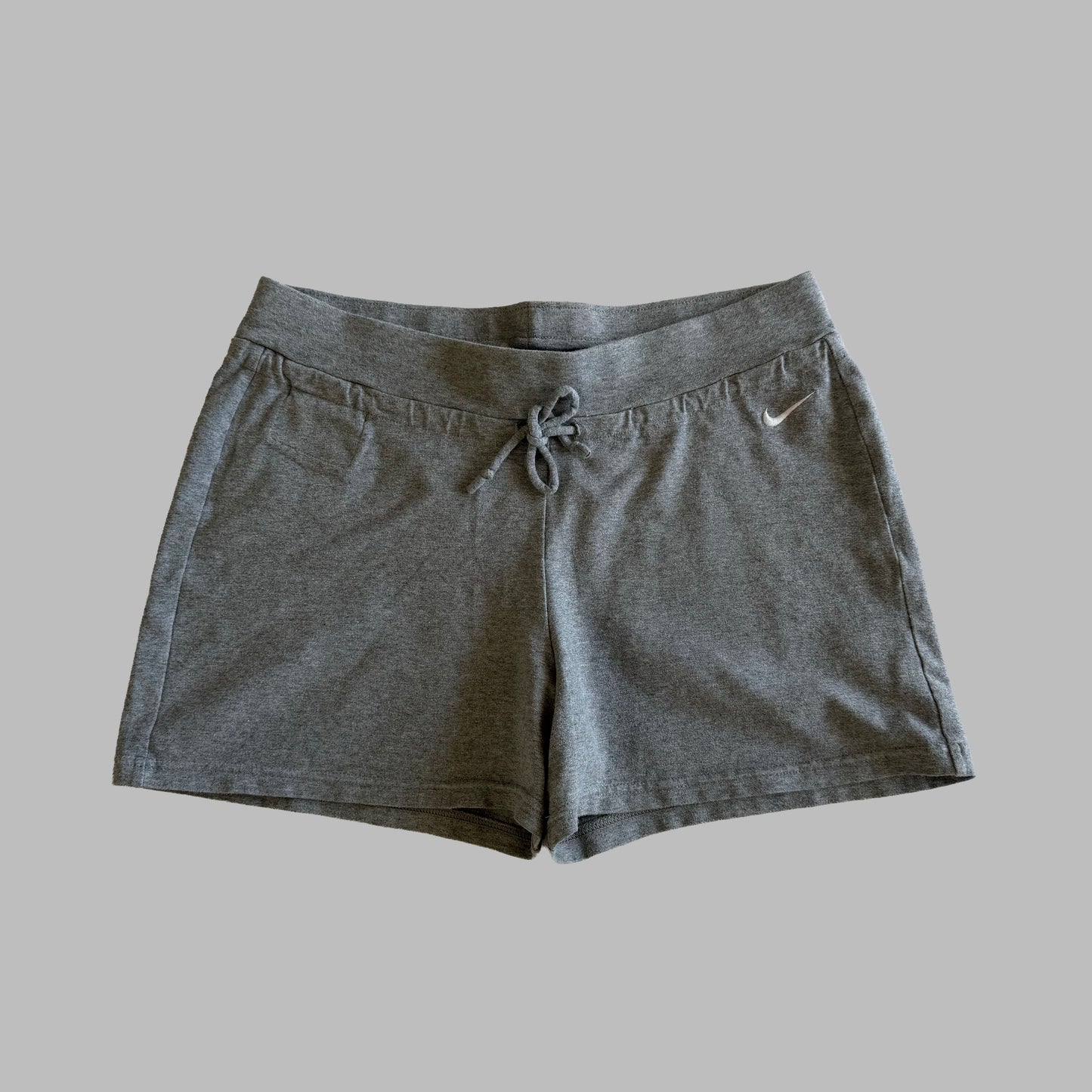 Y2K Nike Classic Swoosh Cotton Mini Shorts - M