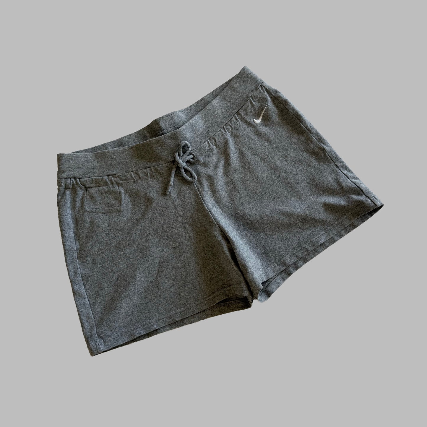 Y2K Nike Classic Swoosh Cotton Mini Shorts - M