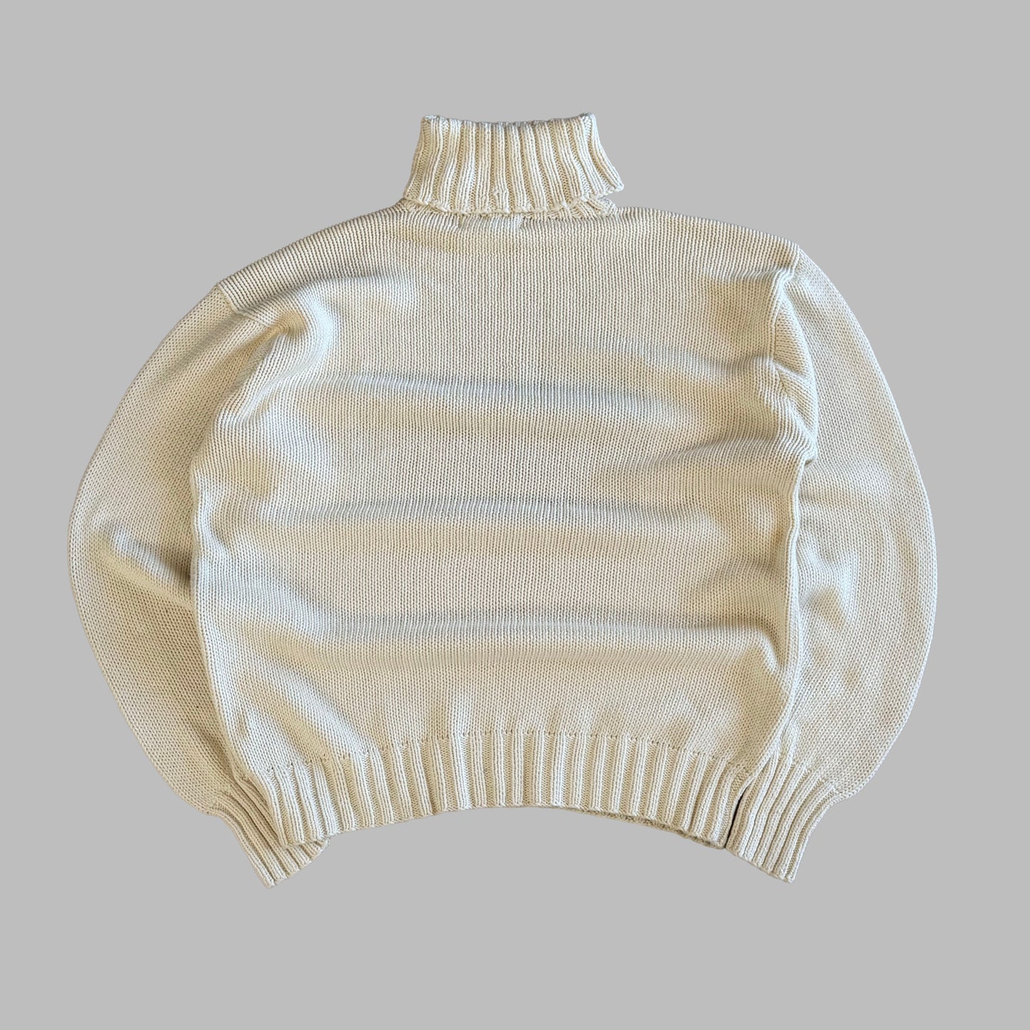 Y2K Ralph Lauren Flag Turtle Neck Knit - XL