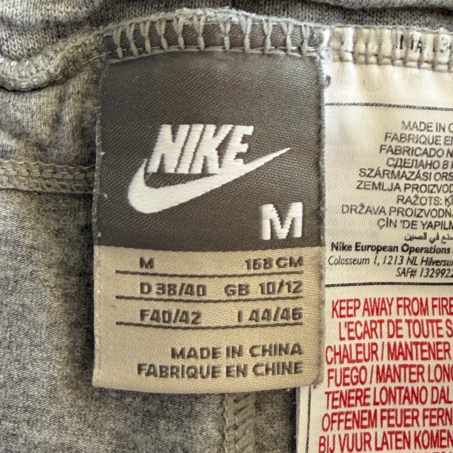 Y2K Nike Classic Swoosh Cotton Mini Shorts - M