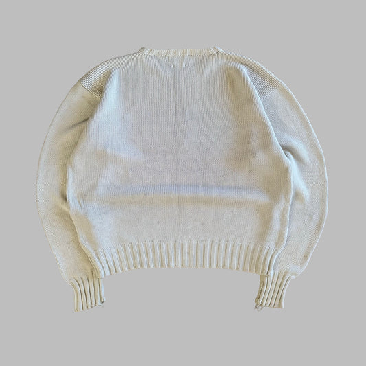 90s Ralph Lauren Flag Heavy Knit - XL
