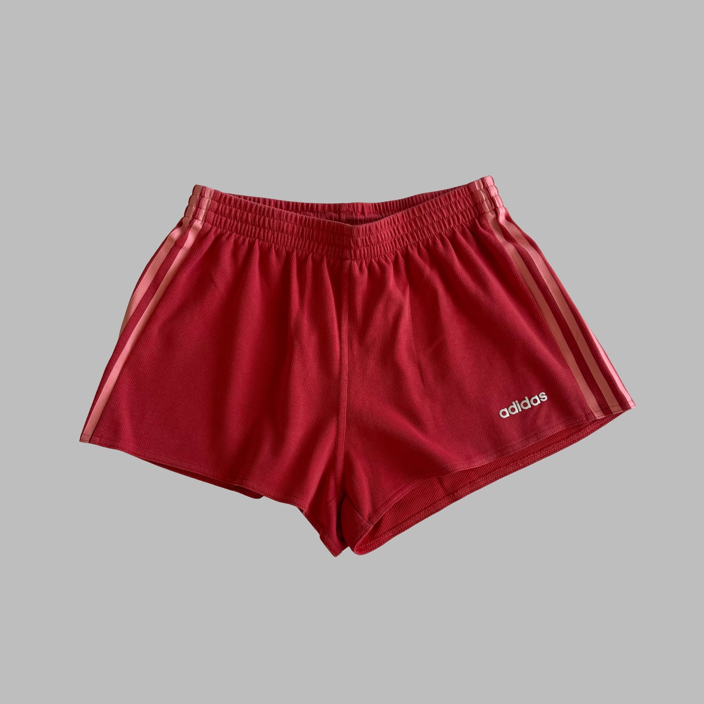 Y2K Adidas Three Stripe Mini Shorts - S
