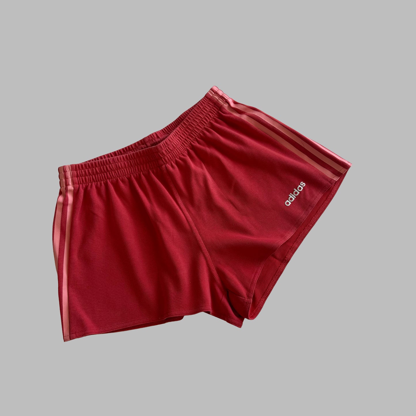 Y2K Adidas Three Stripe Mini Shorts - S