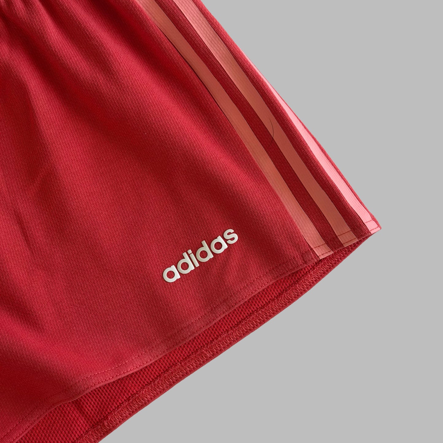Y2K Adidas Three Stripe Mini Shorts - S