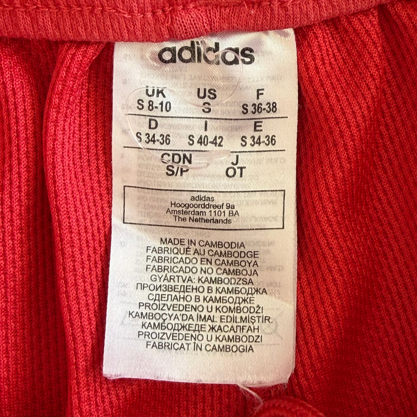 Y2K Adidas Three Stripe Mini Shorts - S