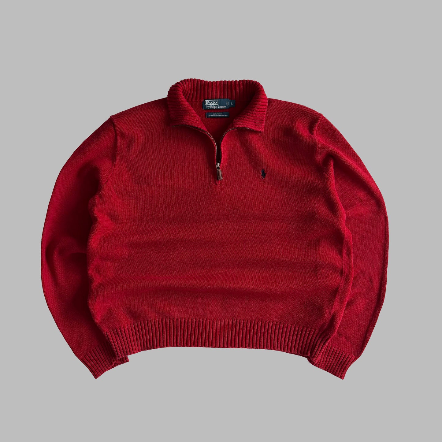90s Polo Ralph Lauren Quarter Zip - L