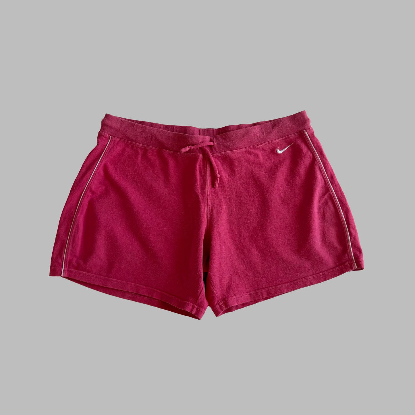 Y2K Nike Striped Cotton Mini Shorts - XL