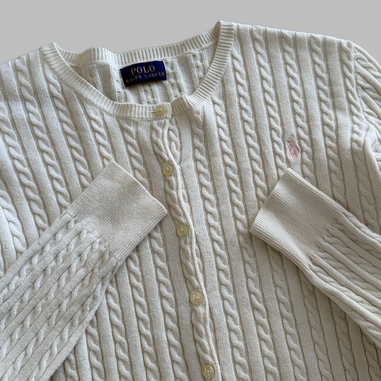 Polo Ralph Lauren Cable Knit Cardigan - M