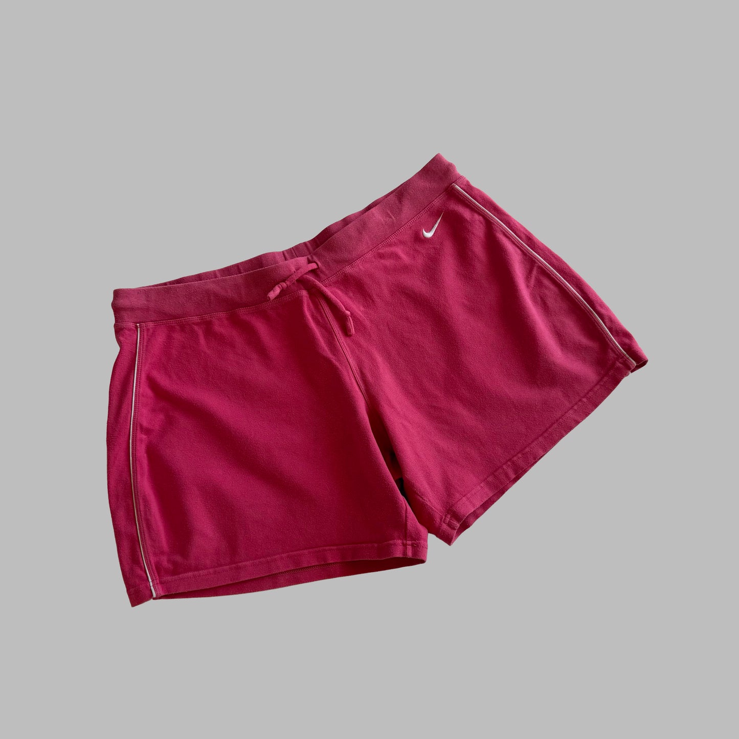 Y2K Nike Striped Cotton Mini Shorts - XL
