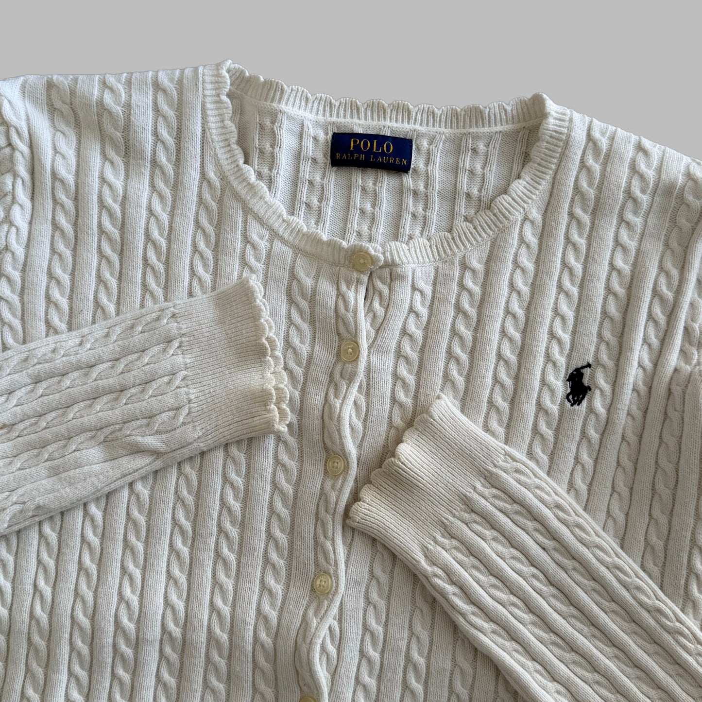 Polo Ralph Lauren Cable Knit Cardigan - M