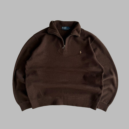 90s Polo Ralph lauren Quarter Zip - L