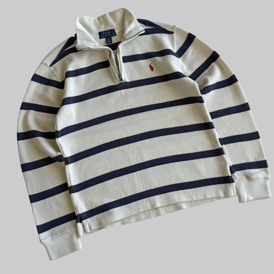 Ralph Lauren Striped Quarter Zip - XS