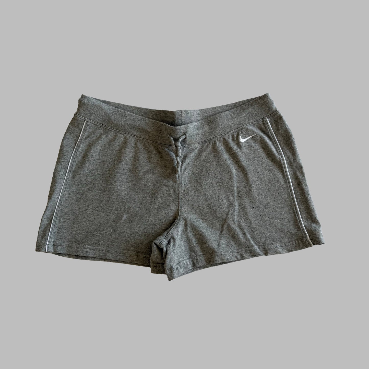 Y2K Nike Classic Swoosh Cotton Mini Shorts - M