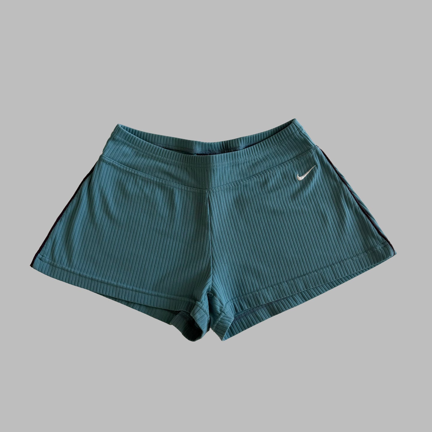 90s Nike Ribbed Mini Shorts - XS