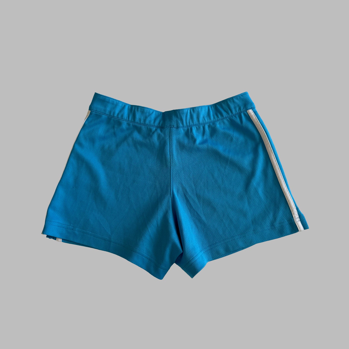 Y2K Adidas Three Stripe Mini Shorts - XS/S