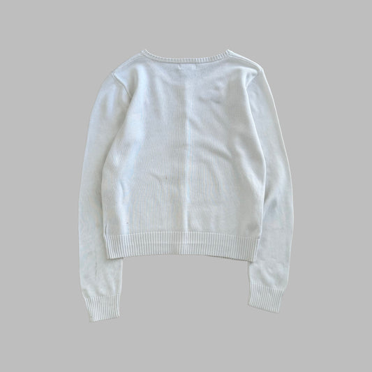 Y2K Polo Ralph Lauren Light Cotton Cardigan - M