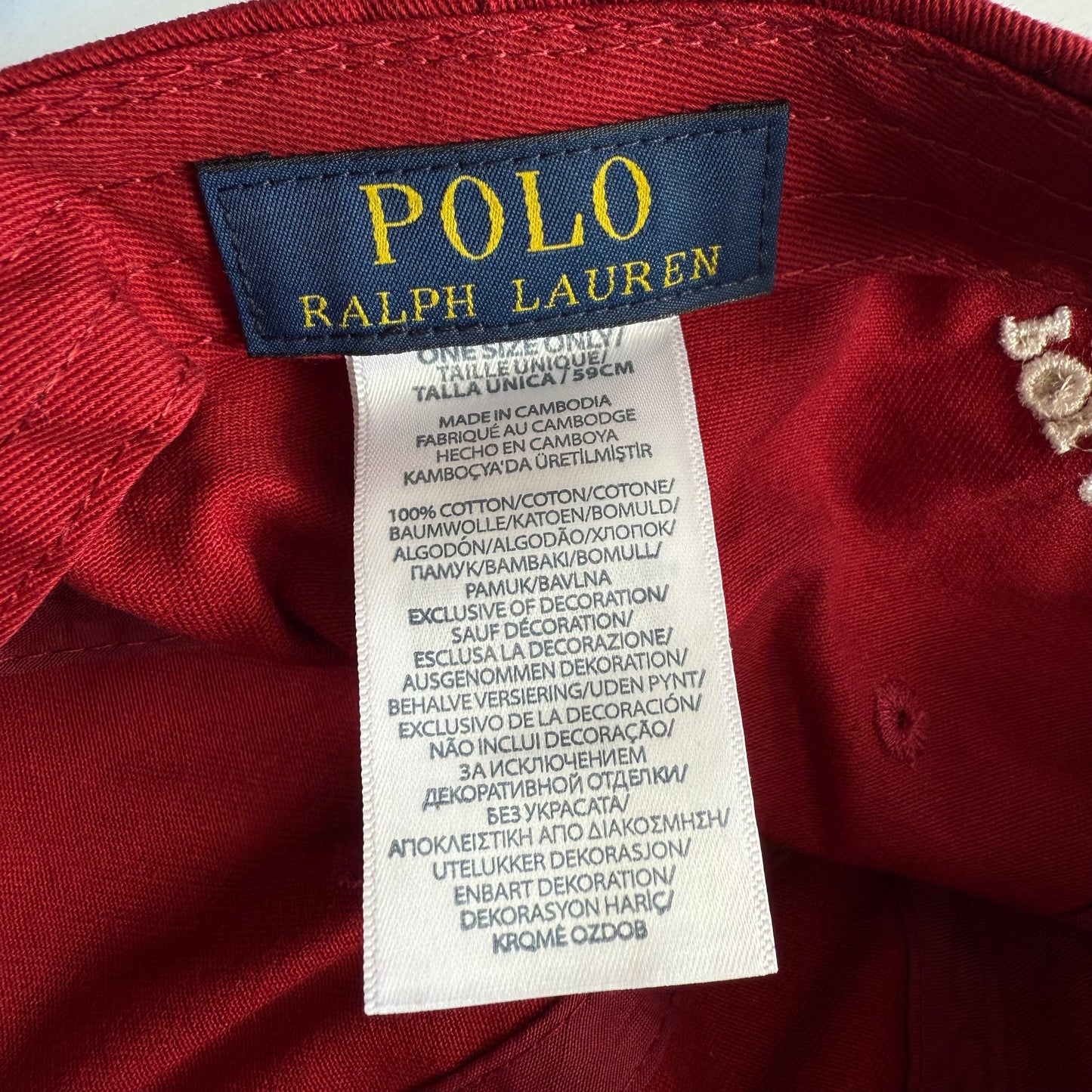 Polo Bear Cap