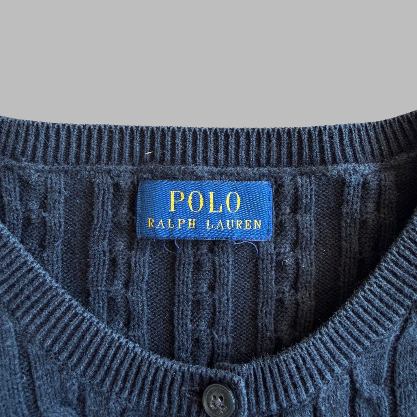 Ralph Lauren Cable Knit Cardigan - M