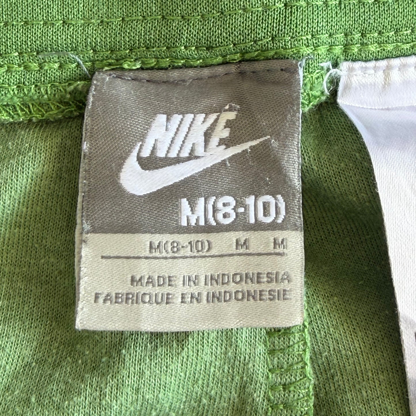 Y2K Nike Striped Wide Leg Capris - L