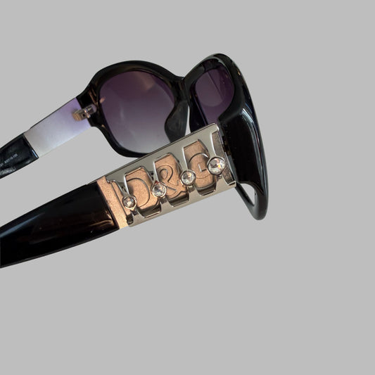 Y2K Dolce and Gabbana Oversized Glam Sunglasses