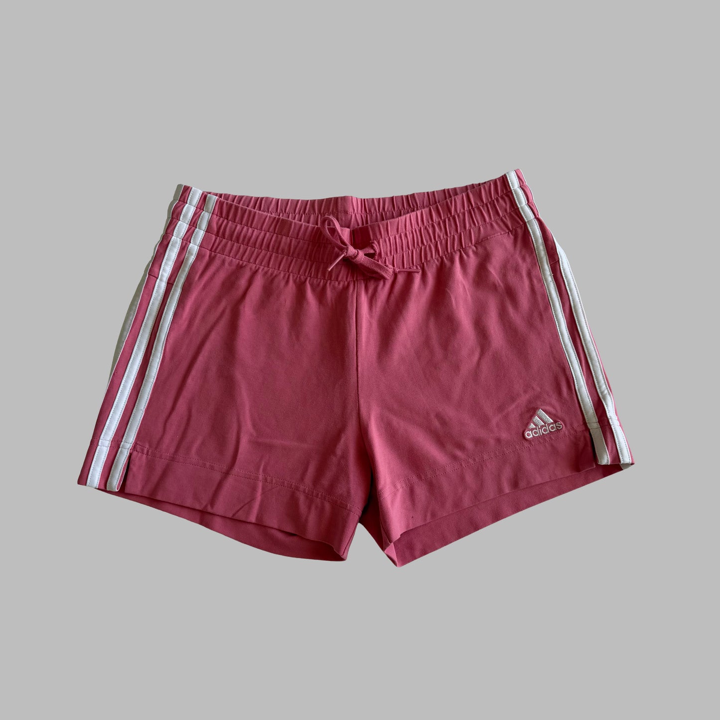 Y2K Adidas Three Stripe Mini Shorts - S