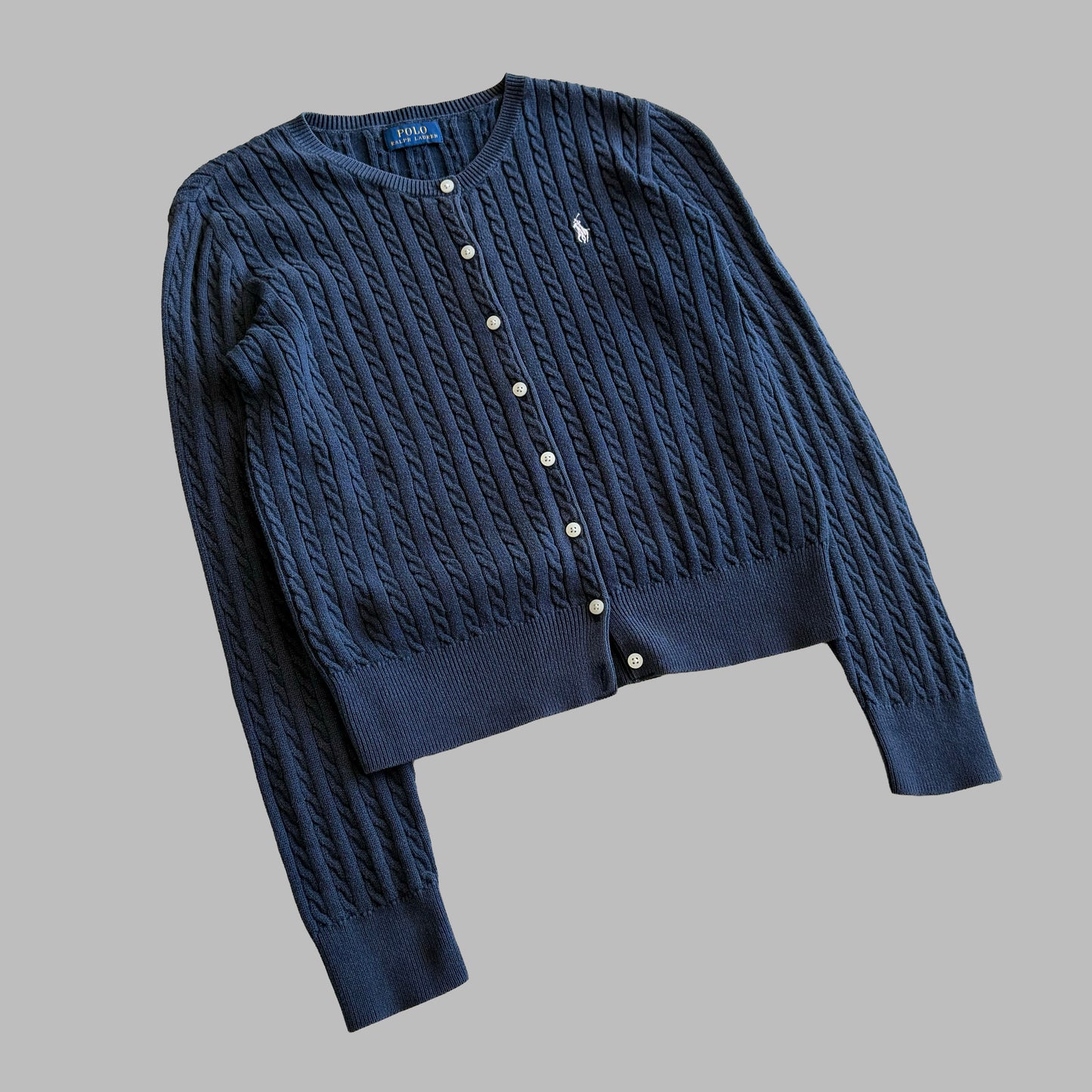Ralph Lauren Cable Knit Cardigan - L