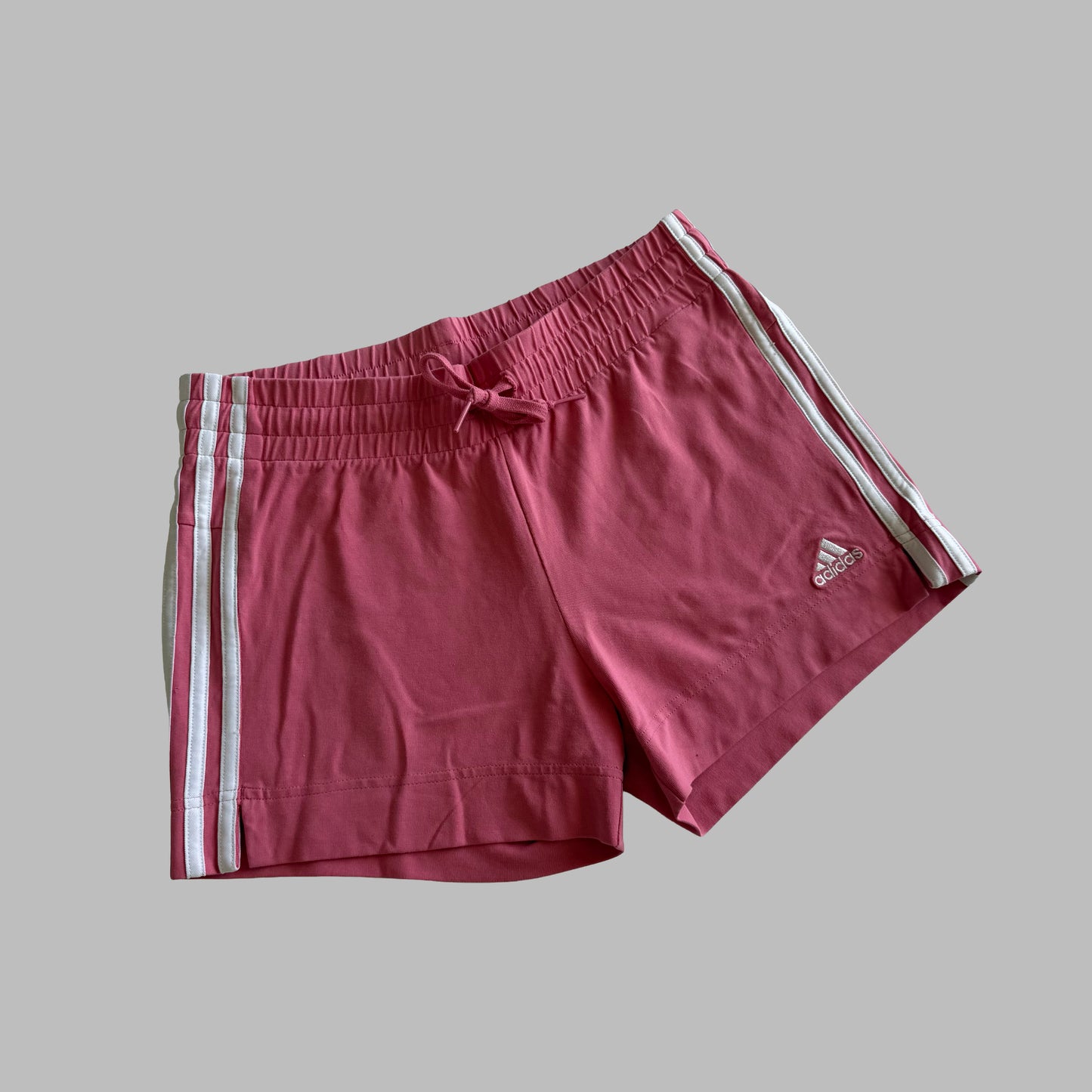 Y2K Adidas Three Stripe Mini Shorts - S