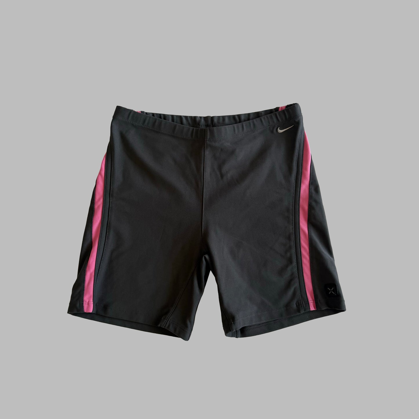 Y2K Nike Panelled Biker Shorts - XS