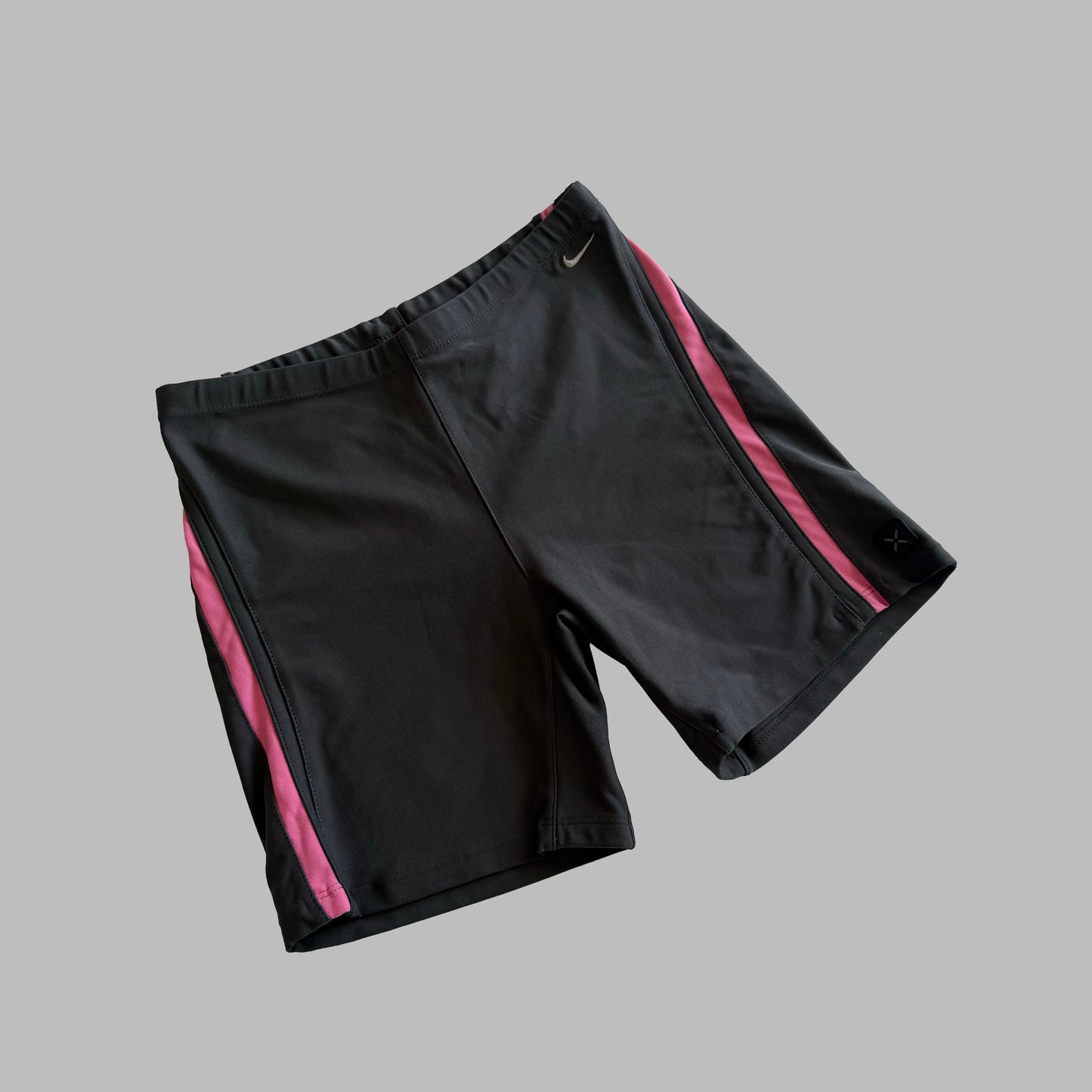 Y2K Nike Panelled Biker Shorts - XS