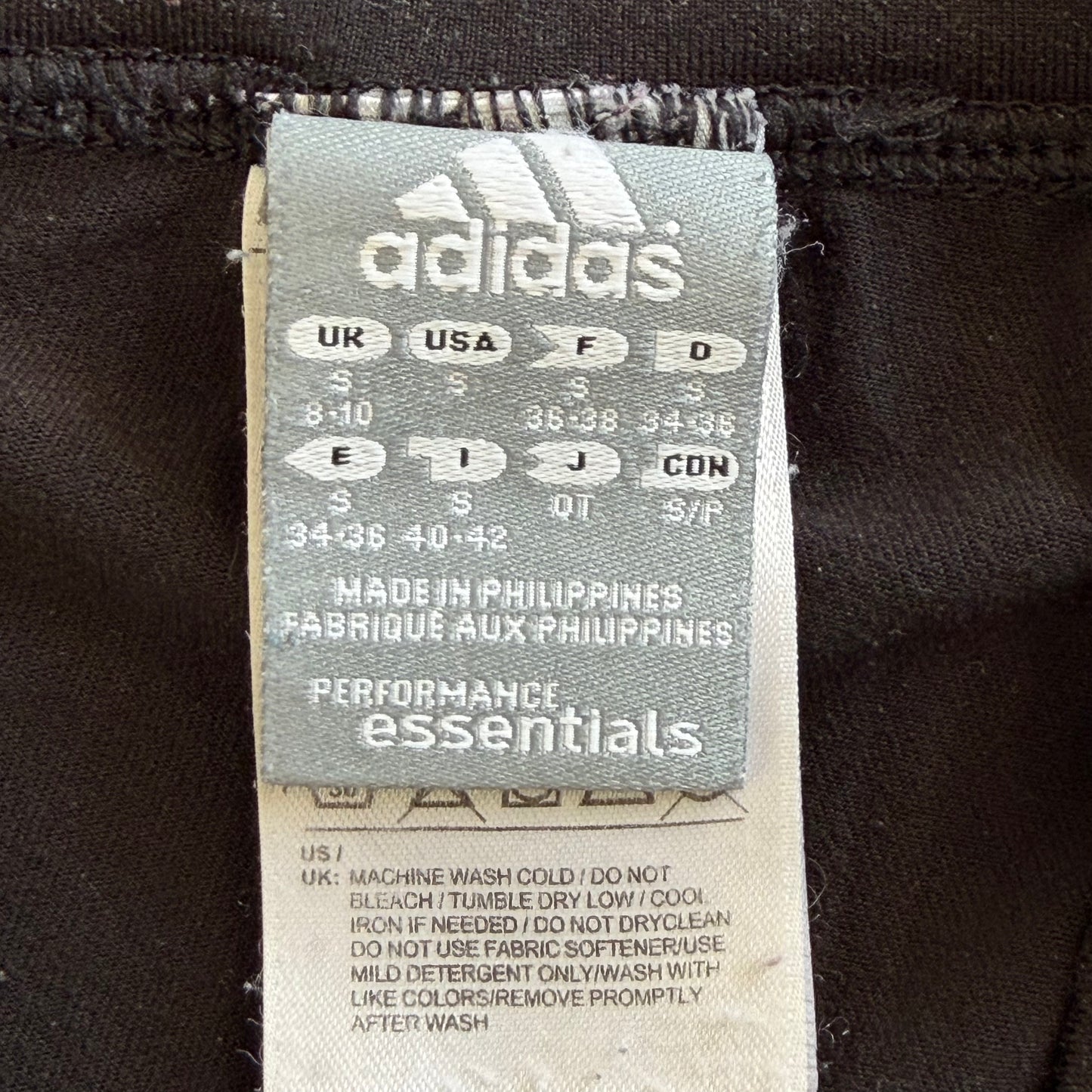 Y2K Adidas Three Stripe Mini Shorts - S