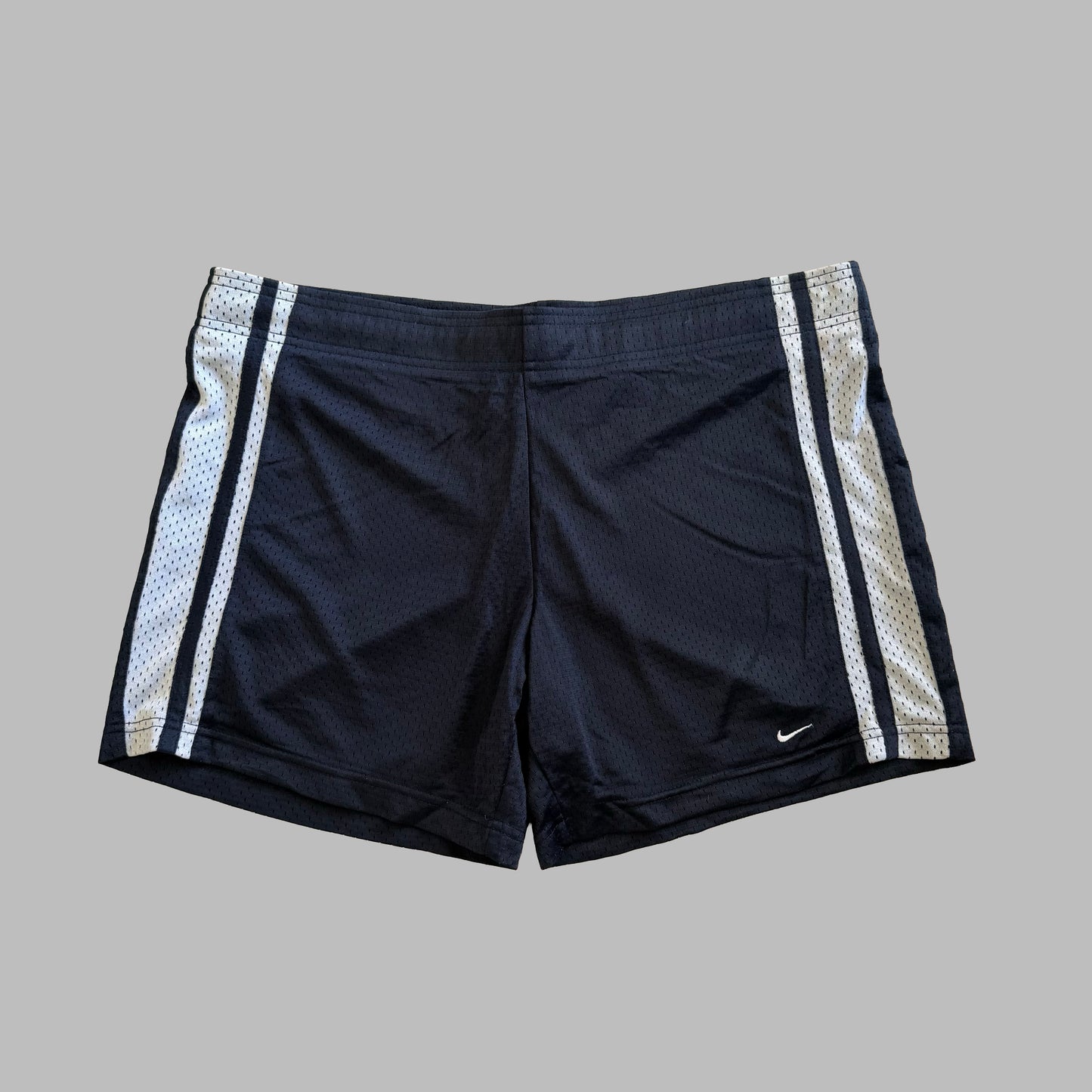 90s Nike Striped Basketball Mini Shorts - XL