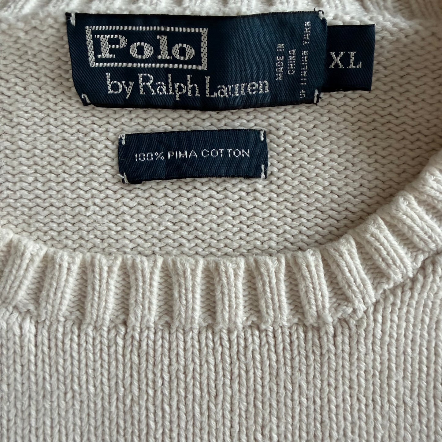 90s Polo Ralph Lauren Heavy Knit - XL