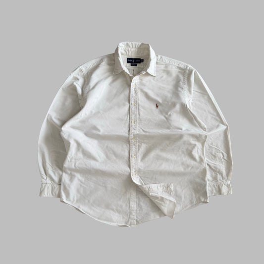 Y2K Polo Ralph Lauren Cotton  Button Up Shirt - XL