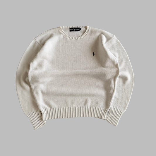 90s Polo Ralph Lauren Heavy Knit - M