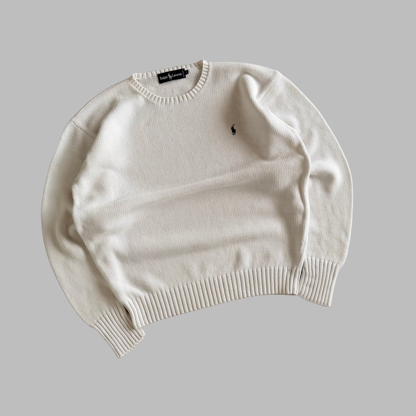 90s Polo Ralph Lauren Heavy Knit - M
