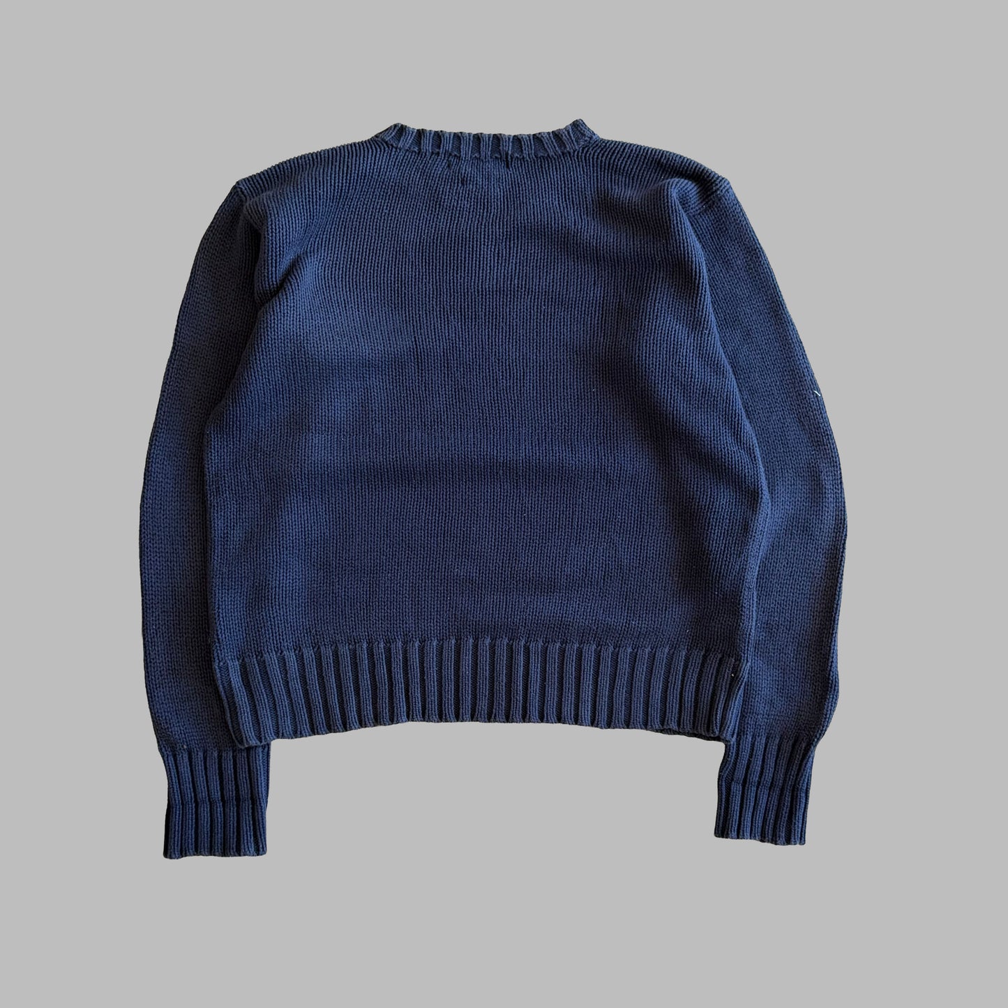 90s Ralph Lauren Flag Heavy Knit - M/L