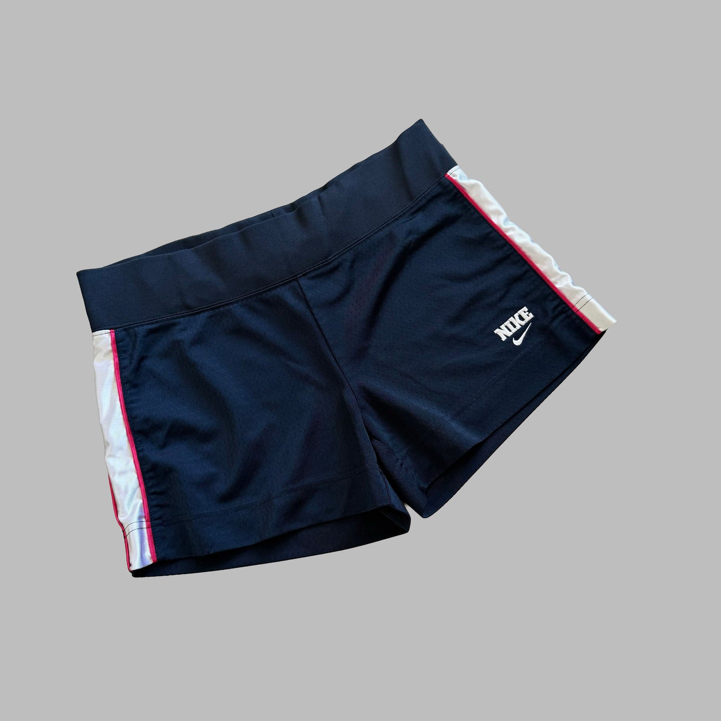 Y2K Nike Striped Mini Shorts - M