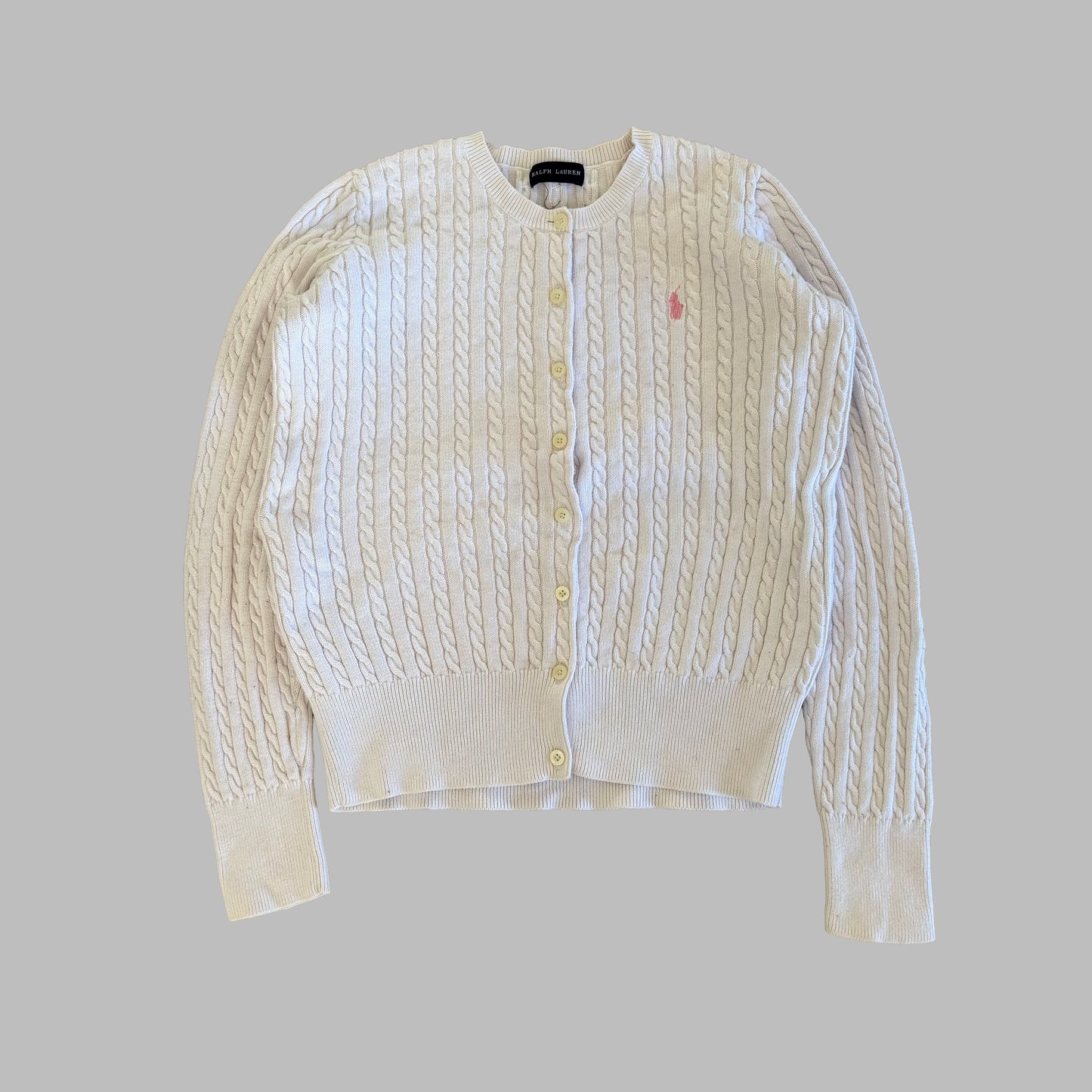 Ralph Lauren Cable Knit Cardigan - XS