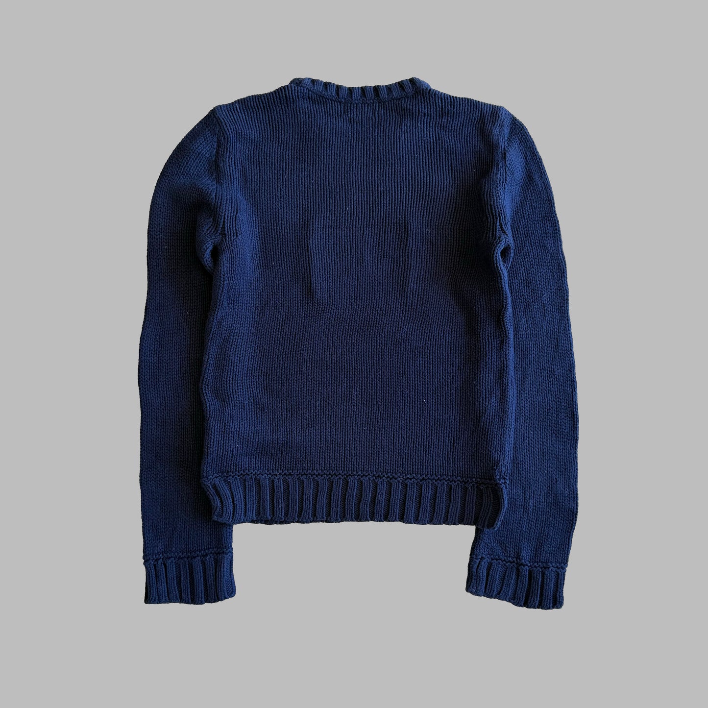 90s Ralph Lauren Polo Jeans Co Flag Heavy Knit - S