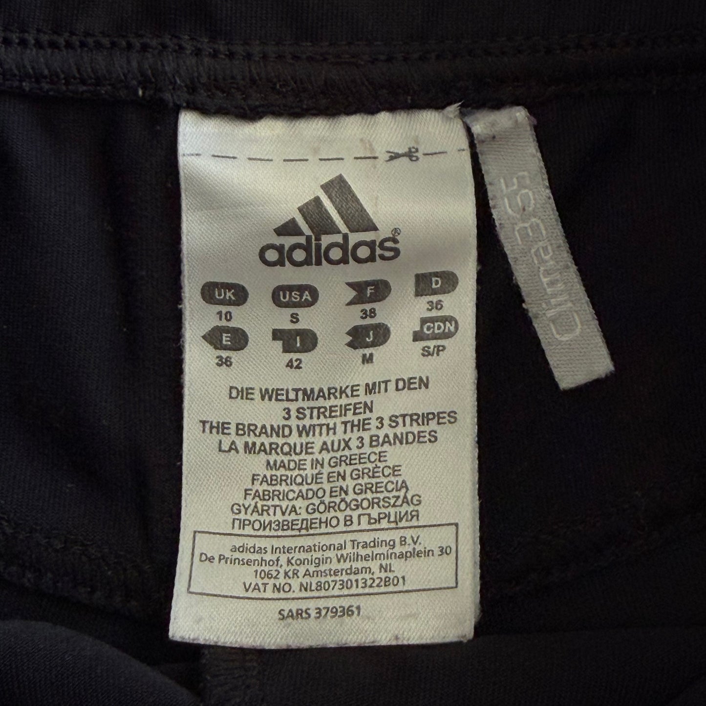 Y2K Adidas Three Stripe Activewear Micro Shorts - XS