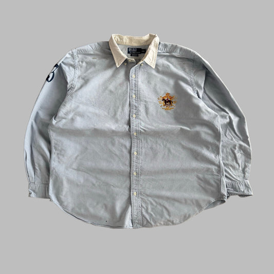 Y2K Polo Ralph Lauren Cotton Button Up Shirt - XXL