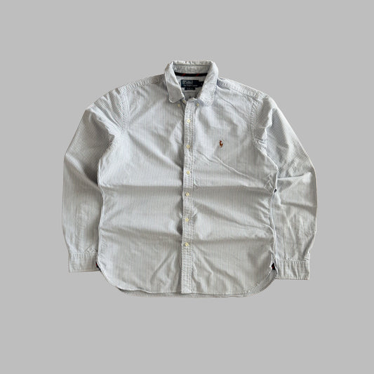90s Polo Ralph Lauren Striped Button Up Shirt - L