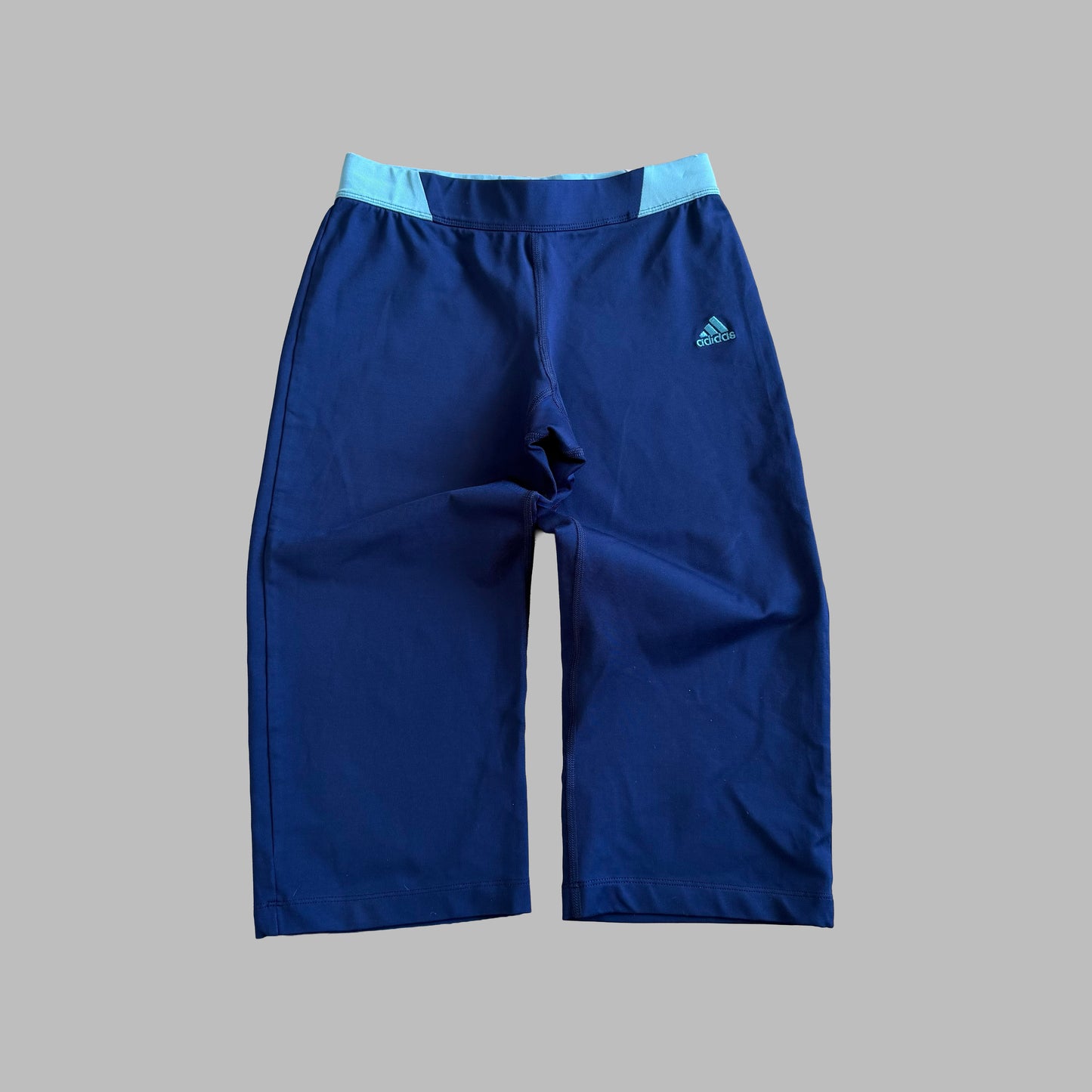 Y2K Adidas Wide Leg Activewear Capris - XS