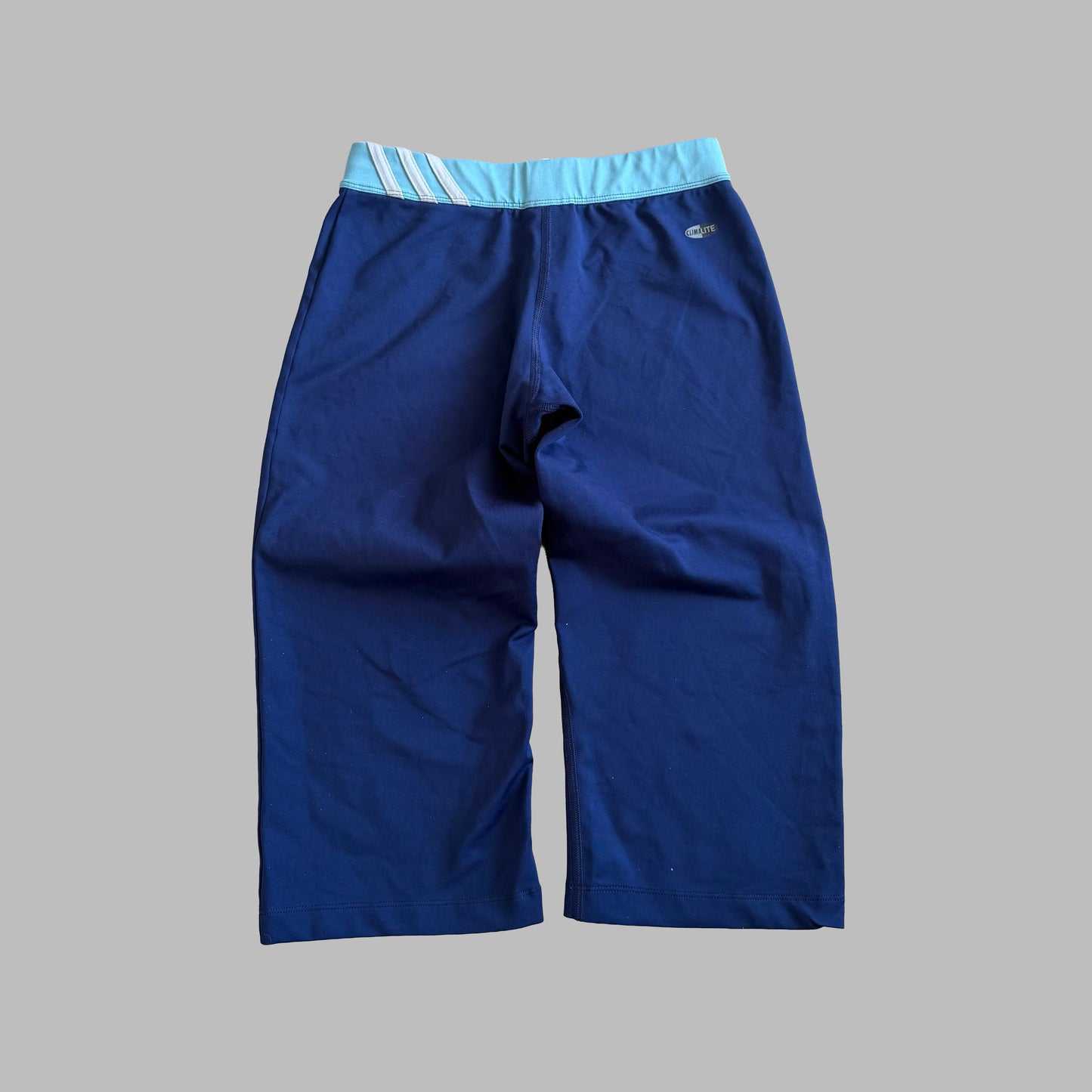 Y2K Adidas Wide Leg Activewear Capris - XS