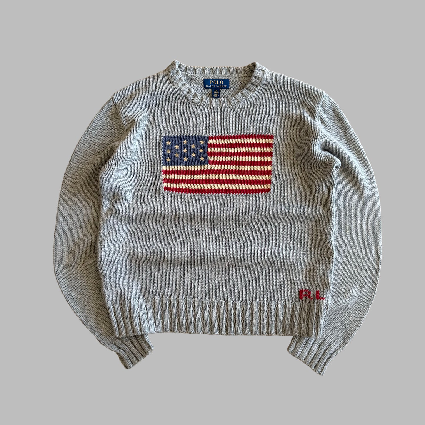 Ralph Lauren Flag Heavy Knit - S